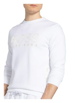Boss Sweatshirt Herren, Weiß