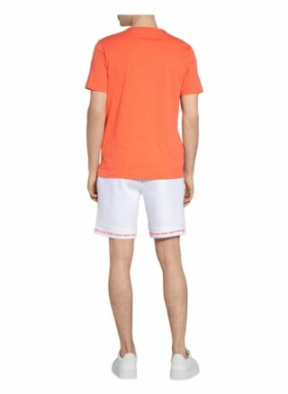 Boss Curved T-Shirt Herren, Rot