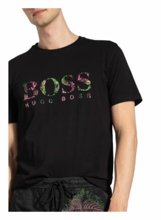 Boss Tee T-Shirt Herren, Schwarz