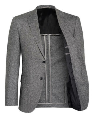 Boss Tweed-Sakko Jestor Regular Fit grau