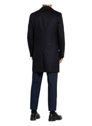 Boss Nye Wollmantel Herren, Blau