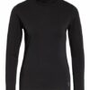 Boviva Rollkragenshirt schwarz