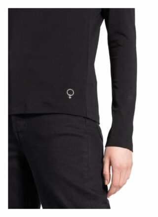 Boviva Rollkragenshirt schwarz