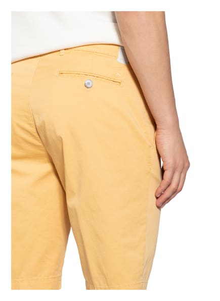 Brax Chino-Shorts Bozen Regular Fit gelb