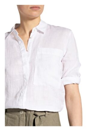Brax Hemdbluse Vivian Aus Leinen weiss