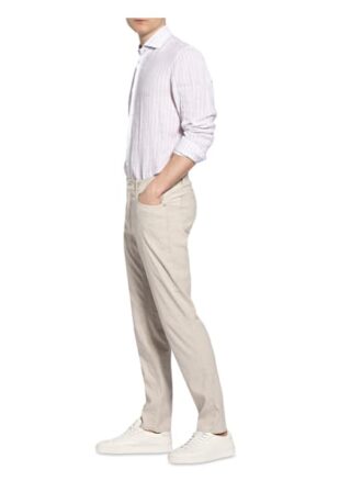 Brax Hose Cooper Fa Mit Leinen Regular Fit beige