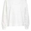 Brax Pullover Bo Im Materialmix weiss