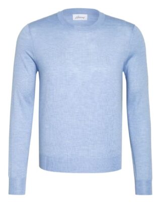 Brioni Cashmere-Pullover Mit Seide blau