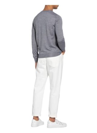 Brioni Cashmere-Pullover Mit Seide grau