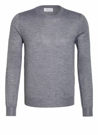 Brioni Cashmere-Pullover Mit Seide grau