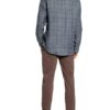 Brioni Leinenhemd Regular Fit blau