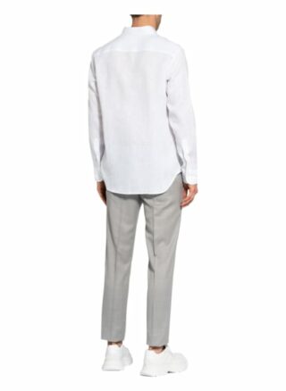 Brioni Leinenhemd Scayol Comfort Fit weiss