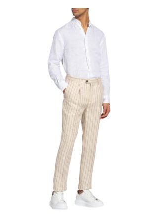 Brunello Cucinelli Anzughose Slim Fit Aus Leinen weiss