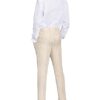 Brunello Cucinelli Anzughose Slim Fit Aus Leinen weiss