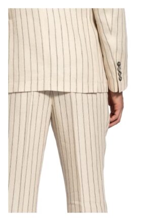 Brunello Cucinelli Anzugsakko Extra Slim Fit Aus Leinen weiss