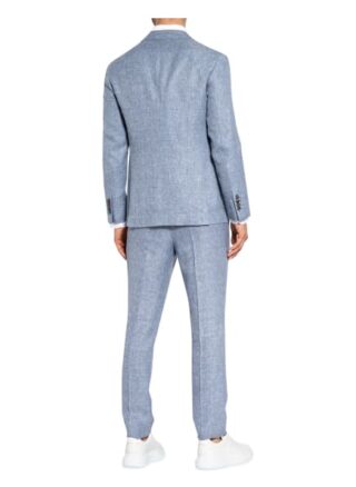 Brunello Cucinelli Anzugsakko Extra Slim Fit Mit Leinen blau