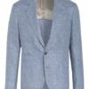 Brunello Cucinelli Anzugsakko Extra Slim Fit Mit Leinen blau