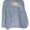 Brunello Cucinelli Anzugsakko Extra Slim Fit Mit Leinen blau