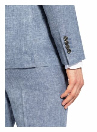 Brunello Cucinelli Anzugsakko Extra Slim Fit Mit Leinen blau