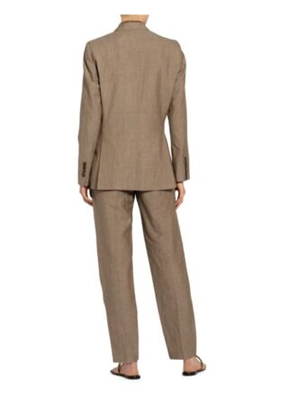 Brunello Cucinelli Blazer Mit Leinen braun