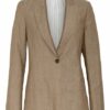 Brunello Cucinelli Blazer Mit Leinen braun