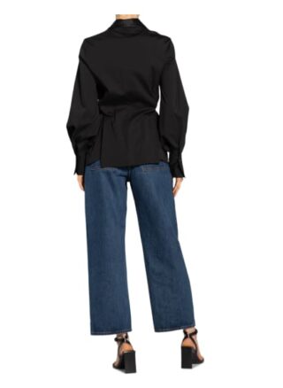 Brunello Cucinelli Bluse In Blazeroptik schwarz