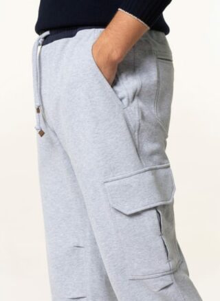 Brunello Cucinelli Cargohose Im Jogging-Stil Extra Slim Fit grau