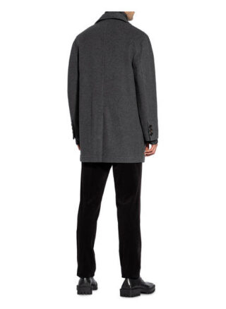 Brunello Cucinelli Cashmere-Mantel grau