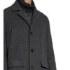 Brunello Cucinelli Cashmere-Mantel grau