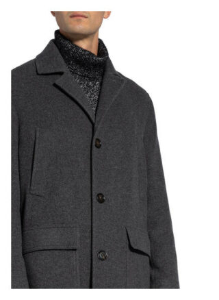 Brunello Cucinelli Cashmere-Mantel grau