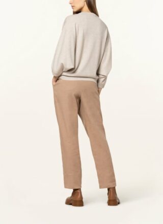 Brunello Cucinelli Cashmere-Pullover Mit 3/4-Arm beige