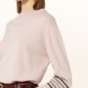 Brunello Cucinelli Cashmere-Pullover Mit Seide rosa