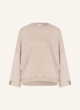 BRUNELLO CUCINELLI Cashmere-Pullover Damen, Braun