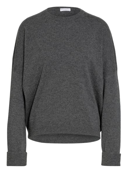 Brunello Cucinelli Cashmere-Pullover grau Brunello Cucinelli Cashmere-Pullover grau