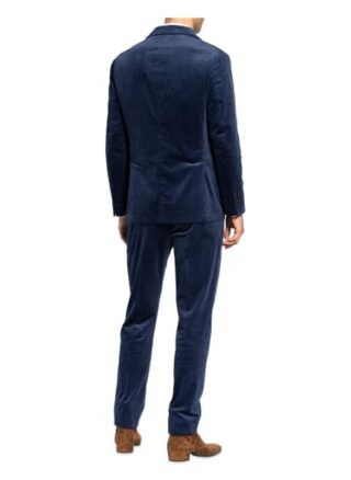 Brunello Cucinelli Cordanzug Extra Slim Fit blau