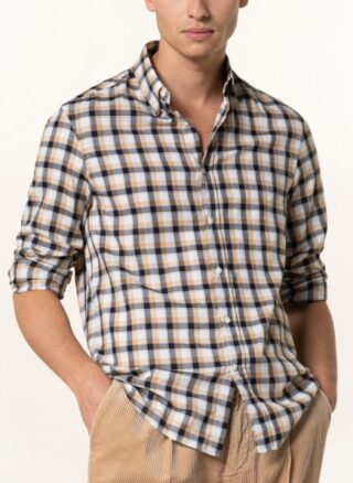 BRUNELLO CUCINELLI Loose Casual-Hemd Herren, Grau
