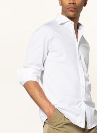 Brunello Cucinelli Hemd Slim Fit weiss