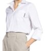BRUNELLO CUCINELLI Hemdbluse Damen, Weiß