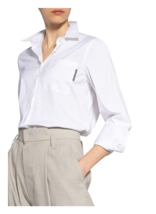 BRUNELLO CUCINELLI Hemdbluse Damen, Weiß
