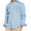 Brunello Cucinelli Jeanshemd Leisure Fit blau