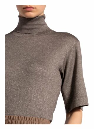 Brunello Cucinelli Kurzarm-Pullover Mit Cashmere gruen