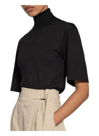 Brunello Cucinelli Kurzarm-Pullover Mit Cashmere schwarz