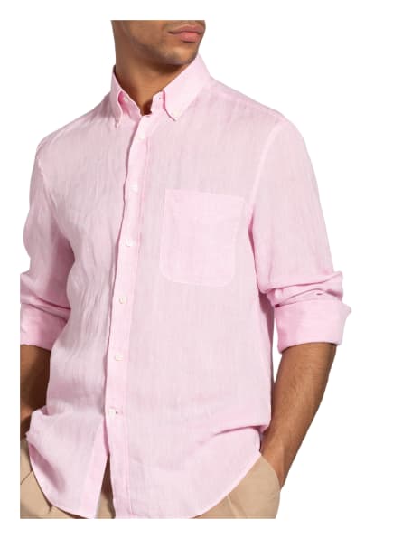 Brunello Cucinelli Leinenhemd Loose Fit pink Brunello Cucinelli Leinenhemd Loose Fit pink
