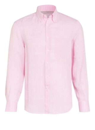 Brunello Cucinelli Leinenhemd Loose Fit pink
