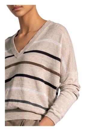 Brunello Cucinelli Leinenpullover beige