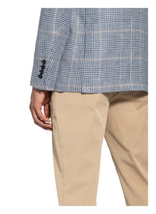 Brunello Cucinelli Leinensakko Extra Slim Fit blau