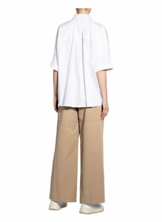 Brunello Cucinelli Oversized-Hemdbluse Mit Schmucksteinbesatz weiss