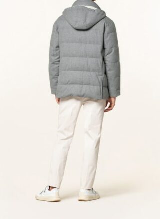 BRUNELLO CUCINELLI Parka Herren, Grau
