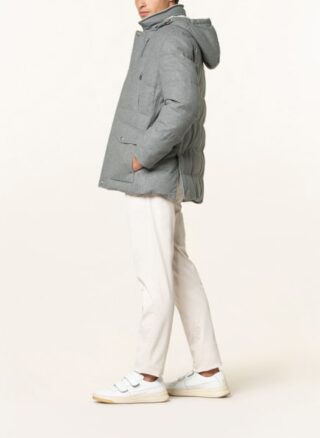 BRUNELLO CUCINELLI Parka Herren, Grau