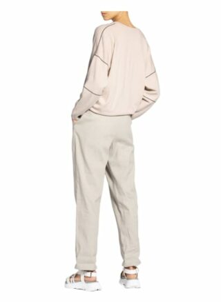 Brunello Cucinelli Pullover Mit Cashmere Und Perlenbesatz weiss